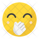 Face With Hand Over Mouth  Icon