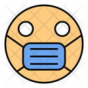 Face With Medical Mask  Icon
