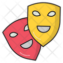 Facemask Carnival Party Icon