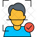 Facial Recognition  Icon