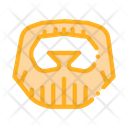 Beard Curly Design Icon