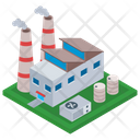 Oil Refinery Industry Mill Factory Icon
