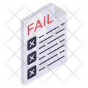 Fail Result  Icon