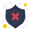 Failed Rejected Virus Detected Icon