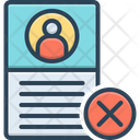 Failure Diselect Unselected Icon