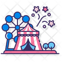 Fair Circus Amusement Icon