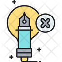 Fake Concept Idea Lightbulb Icon