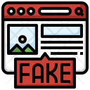 Fake Website  Icon