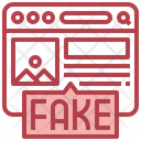 Fake Website  Icon