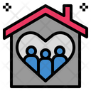 Family Love House Icon