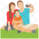 Family Photo Selfie Outdoor Selfie Icon