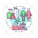 Family Travel Icon