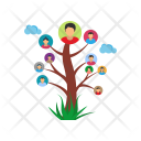 People Tree With Icon