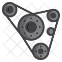 Fan Belt Car Icon