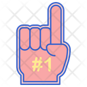 Fan Foam Finger Finger Pitch Icon