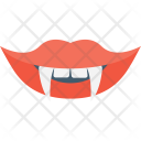 Fangs Vampire Mouth Icon