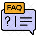 Faq Communication Questions And Answers Frequently Ask Questions Icon