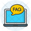 FAQ Laptop Icon
