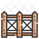Farm Fence Fence Wooden Fence Icon