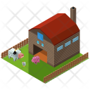 Farm Farmhouse Hut Icon