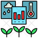 Farming Data Agriculture Icon