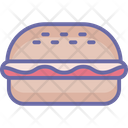 Fast Food Hotdog Hotdog Burger Icon