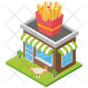 Fast Food Shop Icon