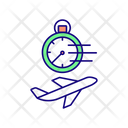 Fastest Air Shipping Icon