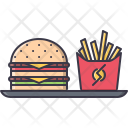 Fast Food Burger Icon