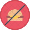 Fastfood Not Allowed Icon