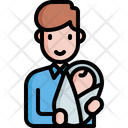 Father Man Baby Icon