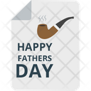 Father Day Event Celebration Father Honor Day Icon