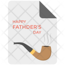 Fathers Day Greeting Icon