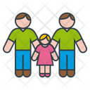 Fathers And Daughter Icon