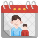 Fathers Day Fathers Day Calendar Icon