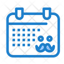 Fathers Day Calendar Fathers Day Week Fathers Day Event Icon