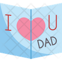 Fathers Day Card Icon