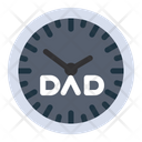 Fathers Day Clock Icon