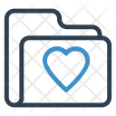 Favorite Folder Heart Icon