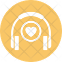 Favorite Music Headphones Love Music Icon