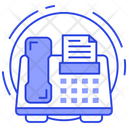 Fax Output Device Electronic Device Icon