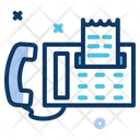 Fax Call Receipt Telephonebill Icon