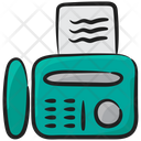 Fax Machine Electronic Machine Facsimile Icon