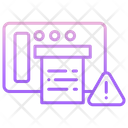 Fax Warning Icon