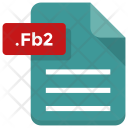 Fb 2 File Sheet Icon