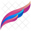 Feather Logogram Shape Icon