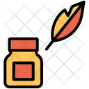Feather Ink Writing Icon