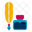 Feather And Ink Ink Feather Icon