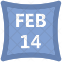 February Fourteen Valentine Icon