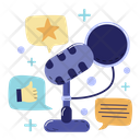 Feedback Rating Podcast Star Icon